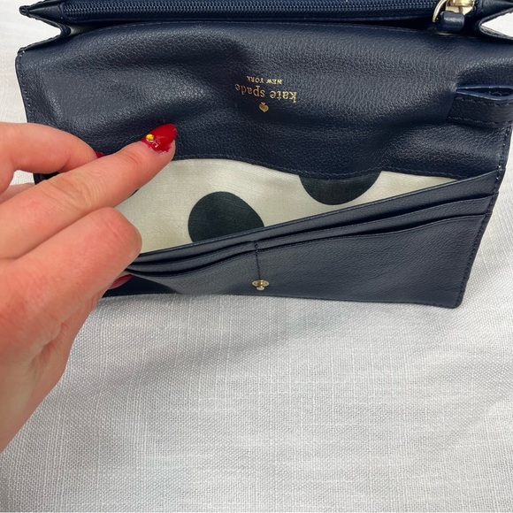 Kate Spade Leather Bow Wallet / Wrislet - Picture 7 of 14